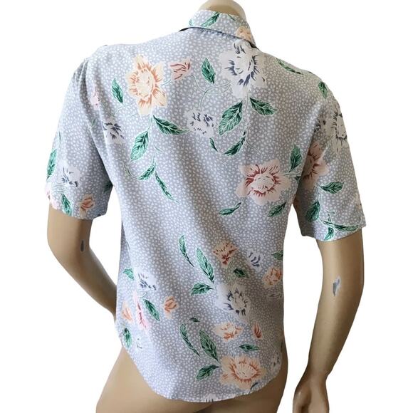 JH COLLECTIBLES Petites Womens Size 2P 2 Short Sleeve Vintage Button Front Shirt - Picture 3 of 6